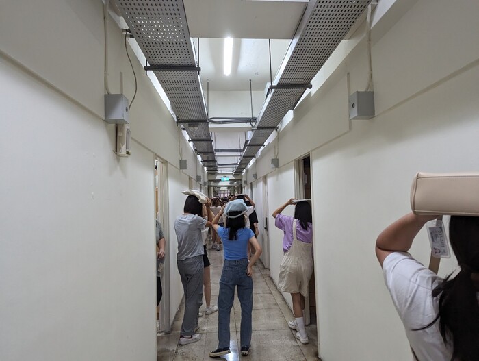 112學年度第1學期學生宿舍新生防災教育與住宿講習活動圖片